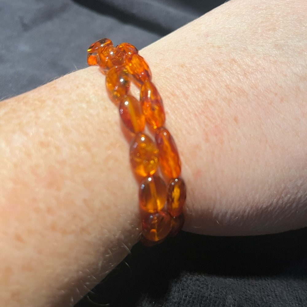 Baltic Amber bracelets, set of 2